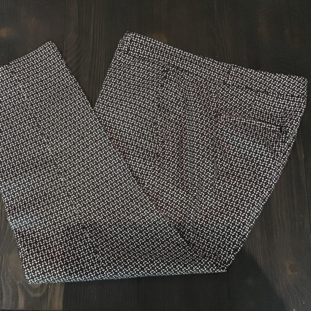 Banana Republic Ryan Fit Print Cropped Pant